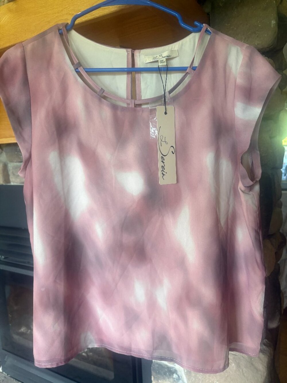 L'Serein Top, Super Cute, Size Medium Petite NWT